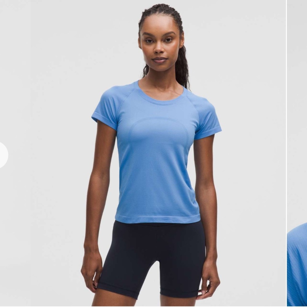Lululemon Lululemon Swiftly Tech Short-Sleeve Shirt 2.0 Waist Length Pool Party